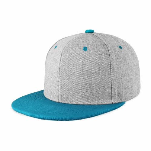 Two-Tone Edge Snapback – Acrylic Adjustable Fit & Breathable