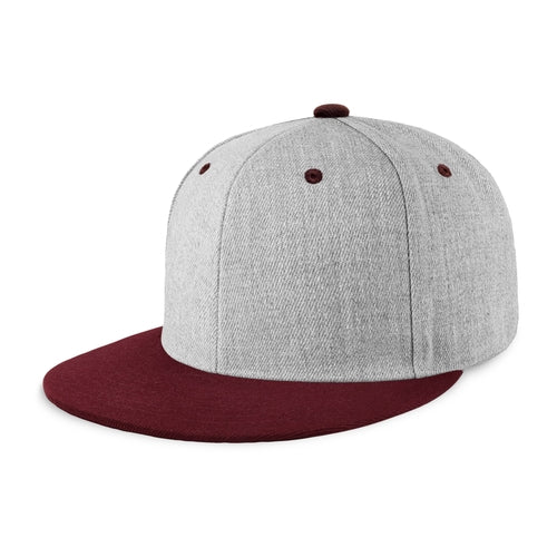 Two-Tone Edge Snapback – Acrylic Adjustable Fit & Breathable