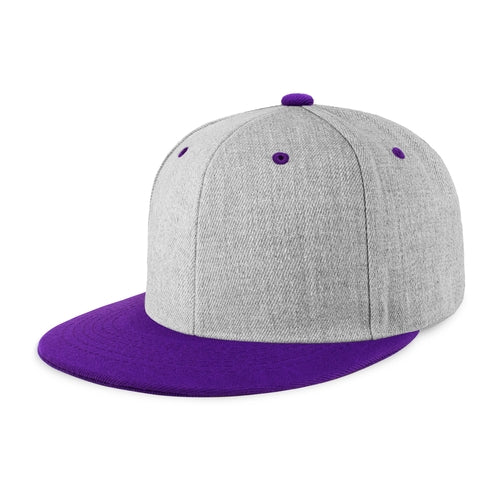 Two-Tone Edge Snapback – Acrylic Adjustable Fit & Breathable