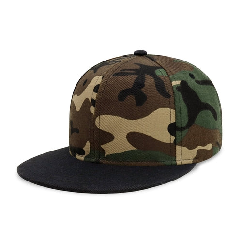 Two-Tone Edge Snapback – Acrylic Adjustable Fit & Breathable