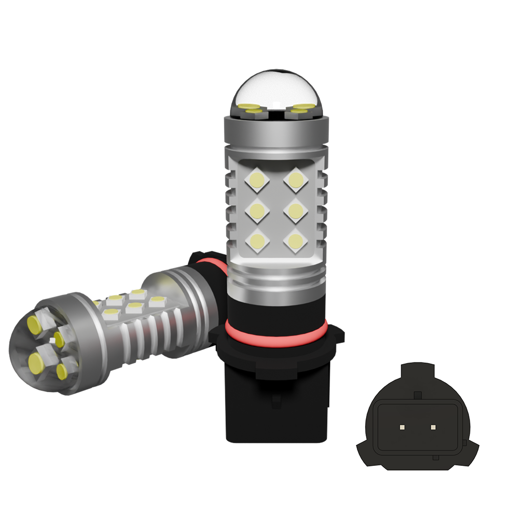 Set 2 x bec LED PS13W LUSMAR™ Canbus - fără eroare LEDUL.ro
