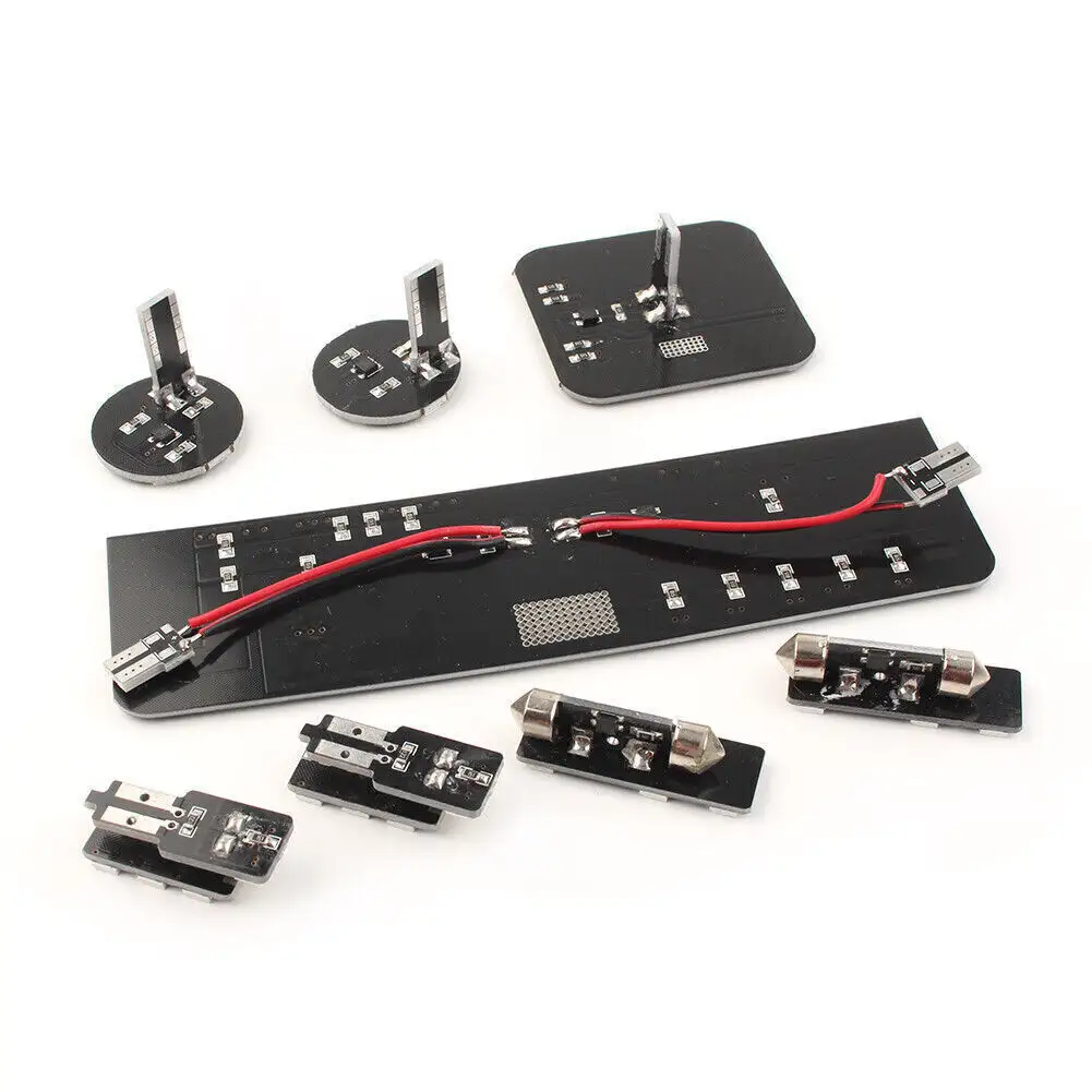 Set 8 x lumini led interior compatibil Volkswagen LEDUL.ro