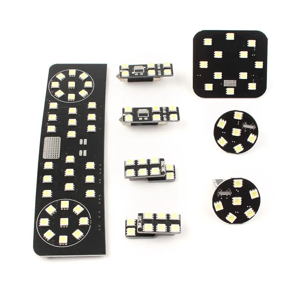 Set 8 x lumini led interior compatibil Volkswagen LEDUL.ro