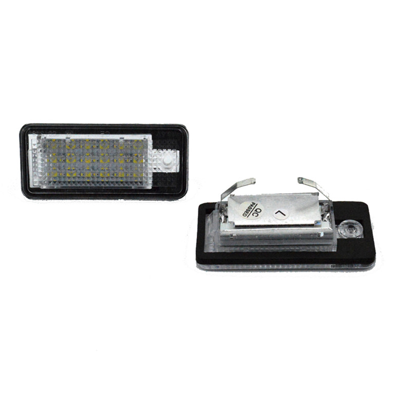 Set 2 x led numar inmatriculare A3 A4 A6 A8 Q7 RS4 Audi LEDUL.ro