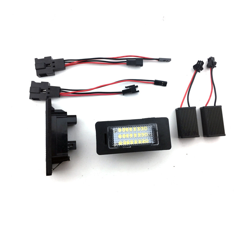 Set 2 x led numar inmatriculare A1 A4 A6 C7 Q5 Audi LEDUL.ro