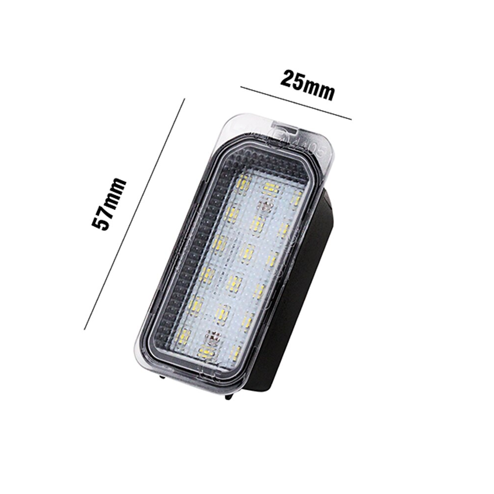 Set 2 x led numar inmatriculare Ford Mondeo Kuga Focus Fiesta S-MAX C-MAX Grand C-max Jaguar LEDUL.ro