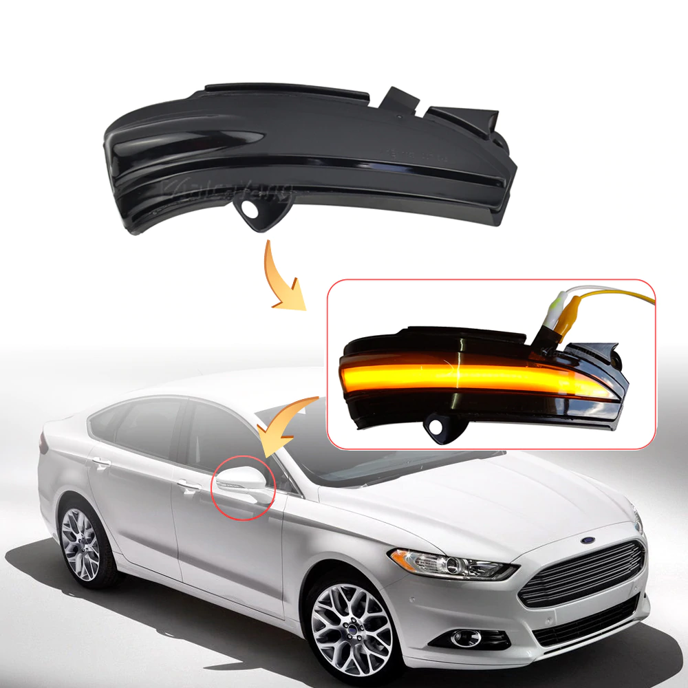 Semnalizare dinamica Ford Mondeo MK 5 Fusion 2014 - 2018 LEDUL.ro