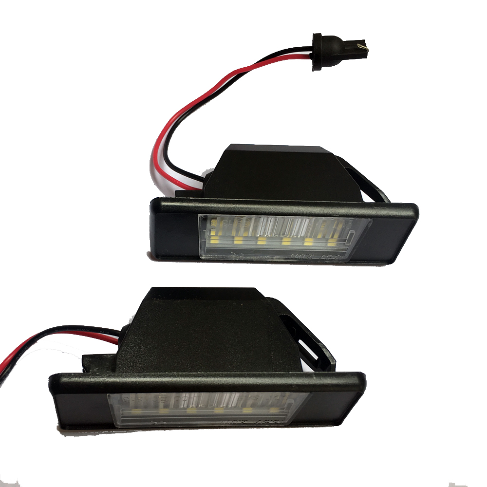 Set 2 x led numar inmatriculare Nissan Juke X-Trail Infiniti LEDUL.ro