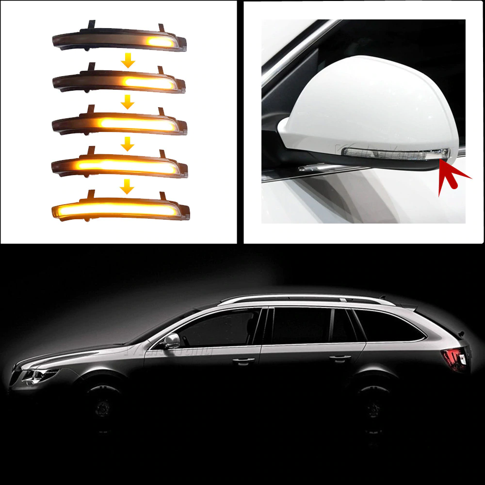 Semnalizare dinamica Skoda Octavia Superb LEDUL.ro