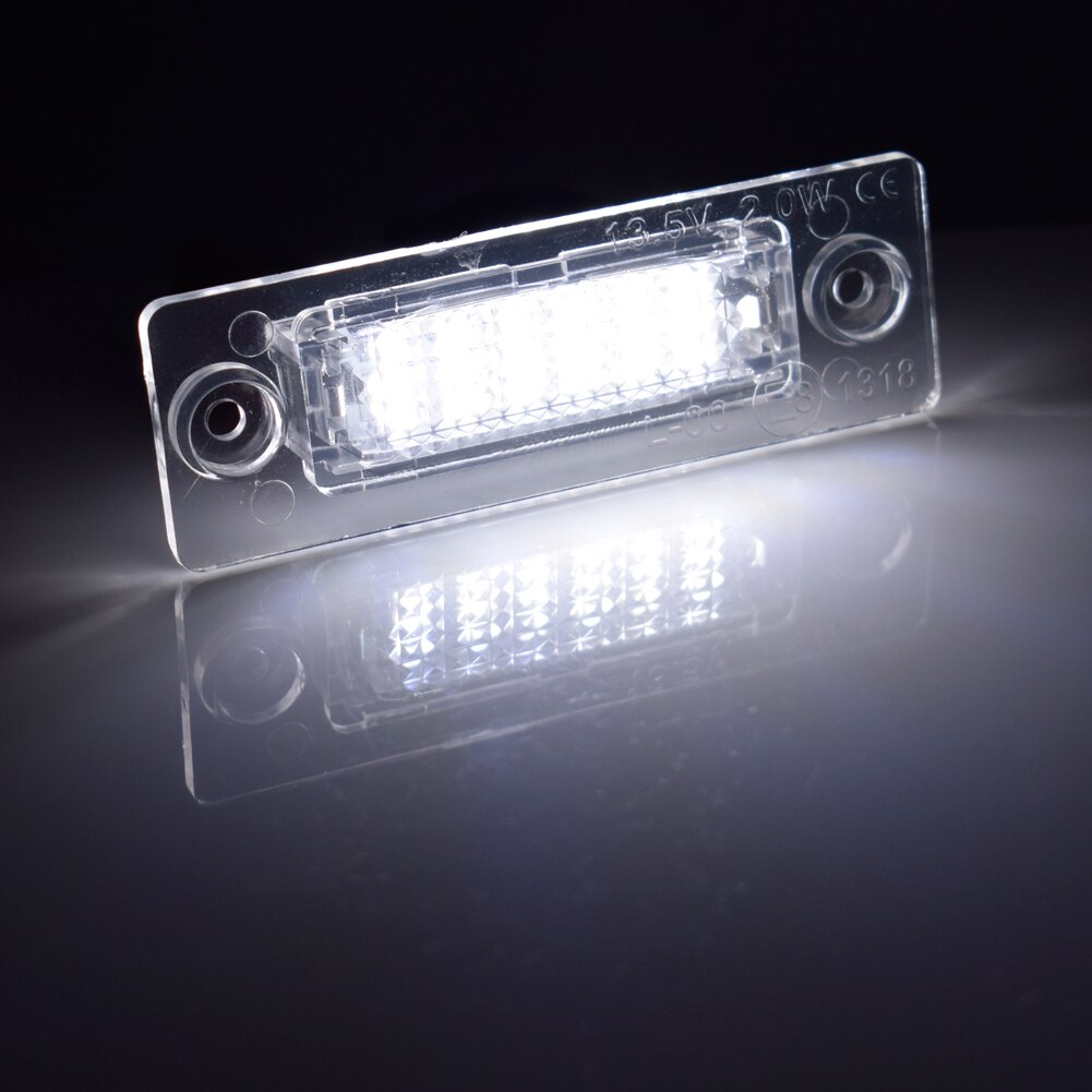 Set 2 x led numar inmatriculare Caddy Jetta Touran Passat Transporter Volkswagen LEDUL.ro