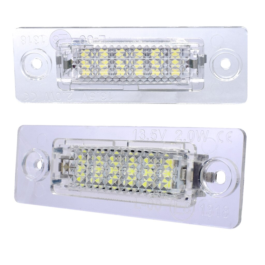 Set 2 x led numar inmatriculare Caddy Jetta Touran Passat Transporter Volkswagen LEDUL.ro