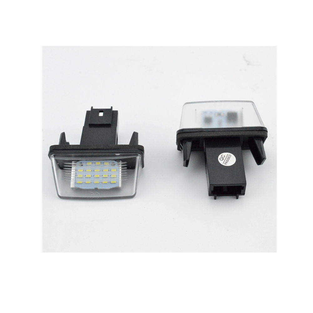 Set 2 x led numar inmatriculare Peugeot 206 207 307 308 406 Citroen C3 C4 C5 C6 X6HF LEDUL.ro
