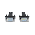 Set 2 x led numar inmatriculare Peugeot 206 207 307 308 406 Citroen C3 C4 C5 C6 X6HF LEDUL.ro