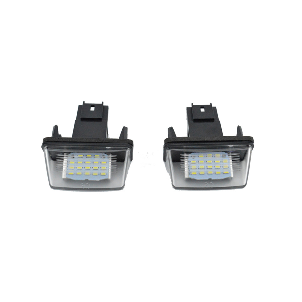 Set 2 x led numar inmatriculare Peugeot 206 207 307 308 406 Citroen C3 C4 C5 C6 X6HF LEDUL.ro