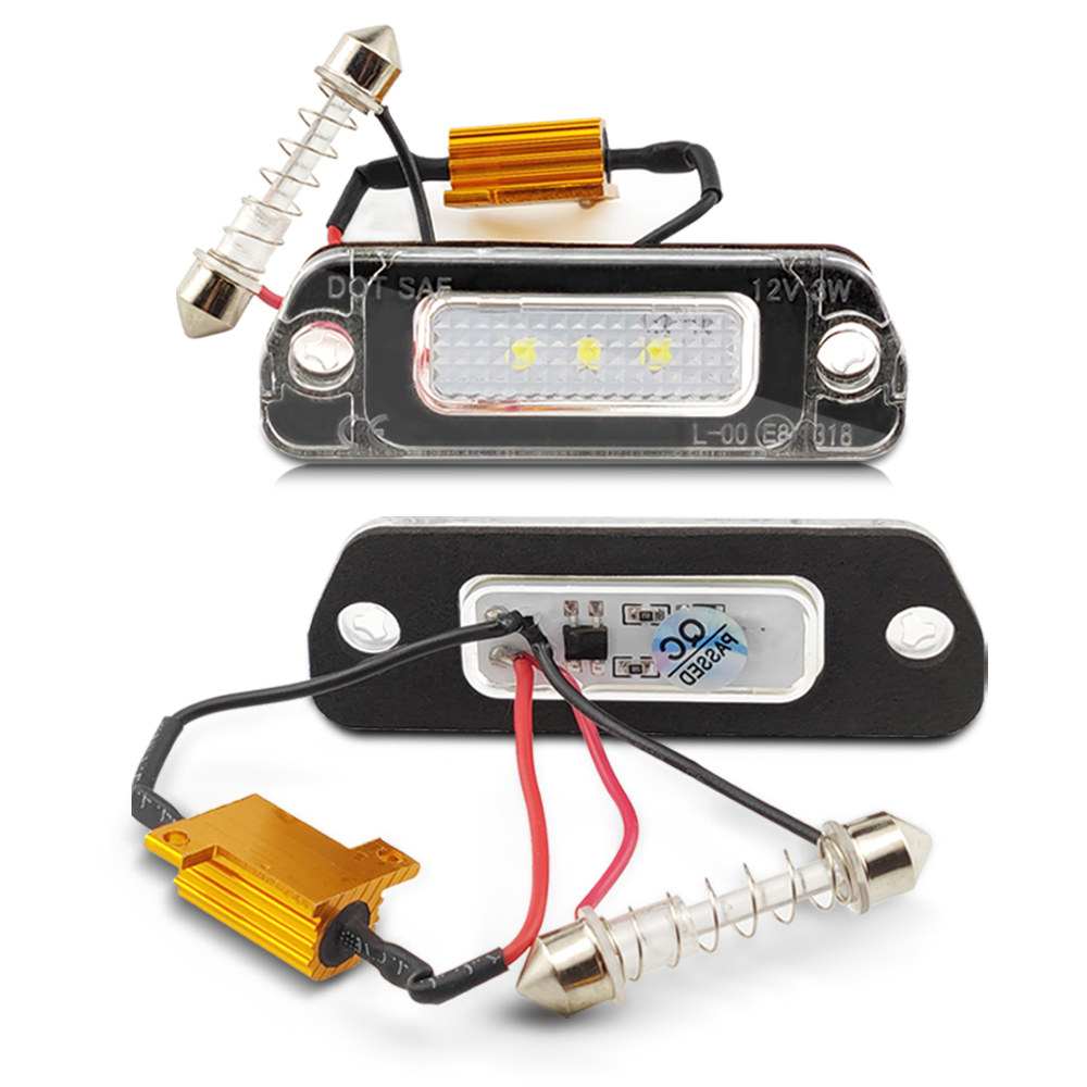 Set 2 x led numar inmatriculare Mercedes Benz ML GL R class LEDUL.ro