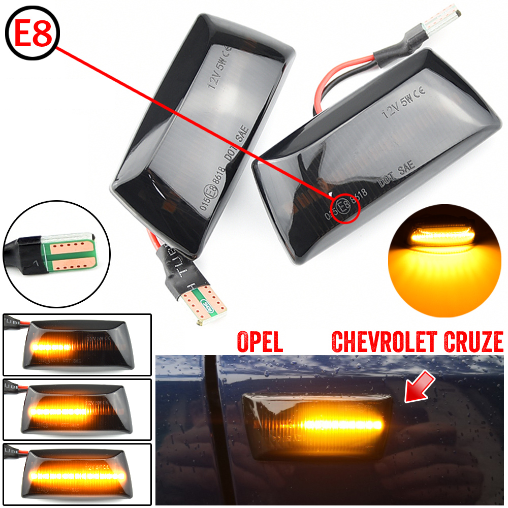 Semnalizare dinamica Opel Adam Insignia Astra H Zafira B Corsa D Meriva Chevrolet Cruze LEDUL.ro