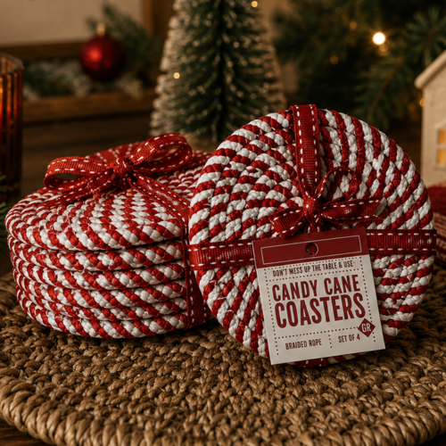 Candy Cane Coaster PRE-ORDER - Cart2u.ro