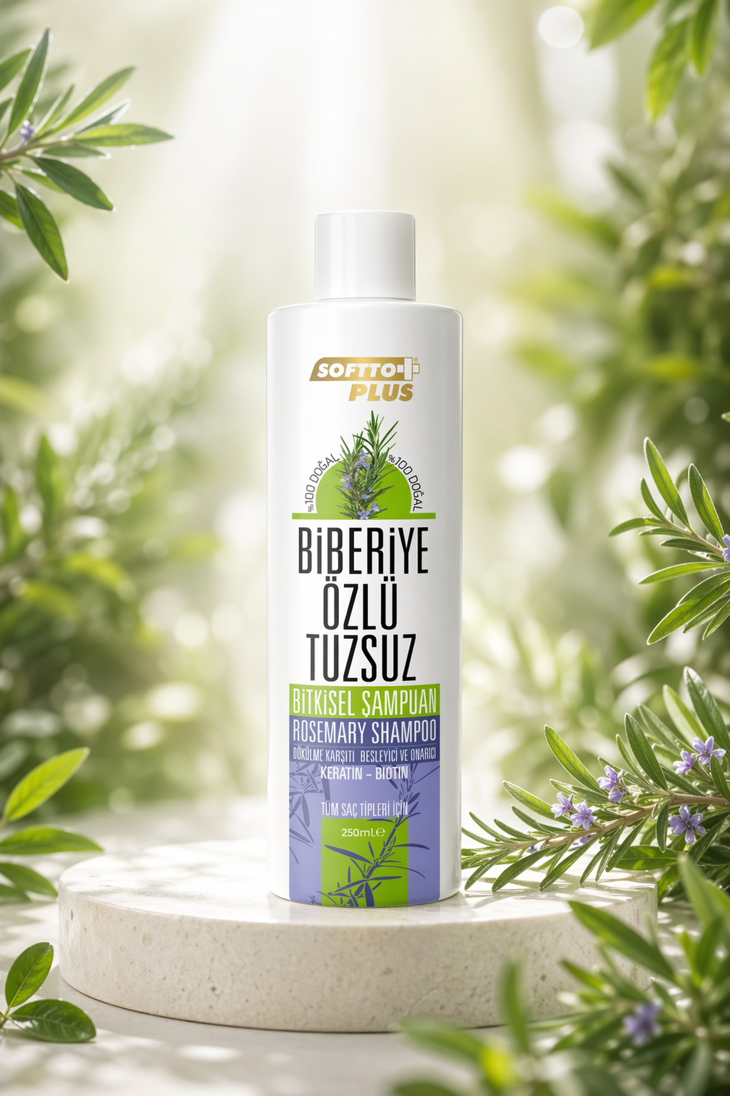 Șampon Fără Sare cu Rozmarin CRABLAND