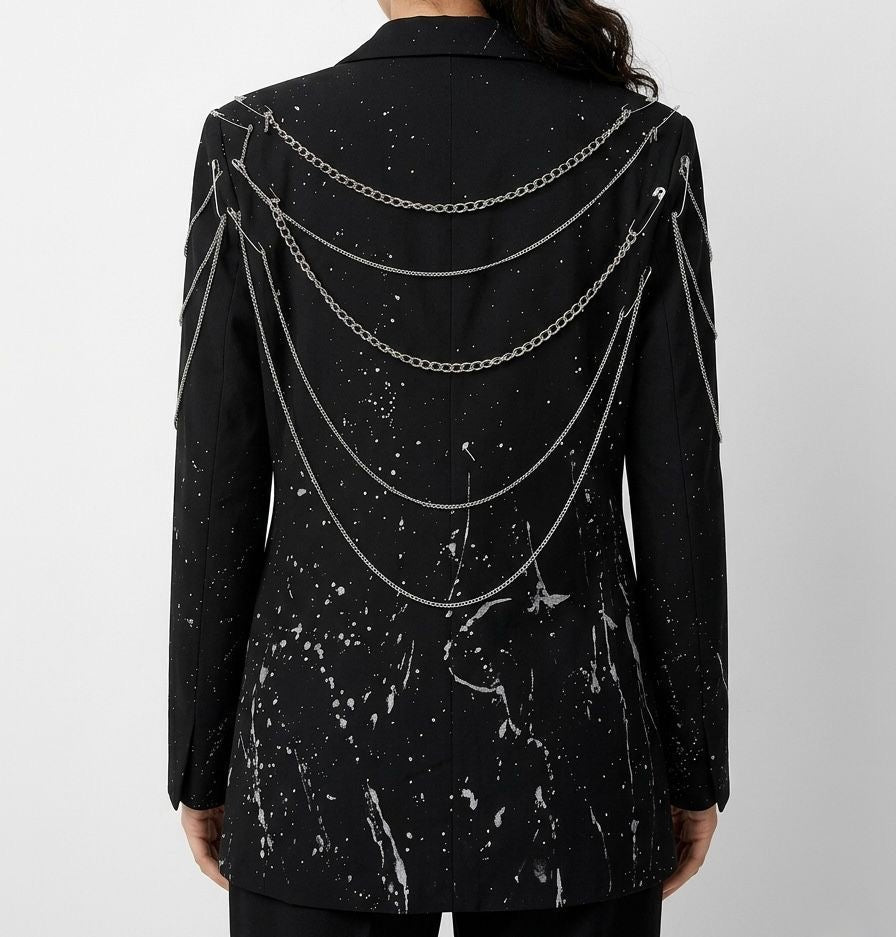Sacou Statement - Accesorizat Handmade Allabout_painting
