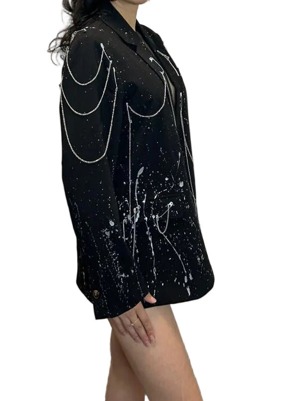 Sacou Statement - Accesorizat Handmade Allabout_painting