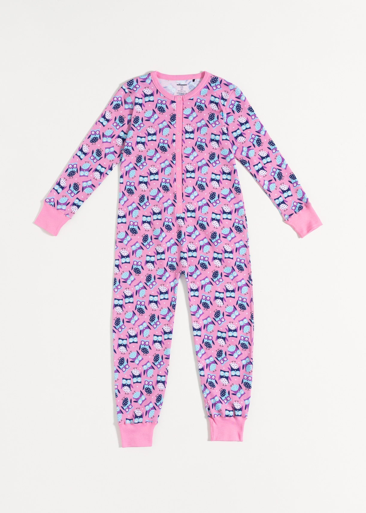 Salopetă Copii Pink Owl Bumbac Sofiaman.ro