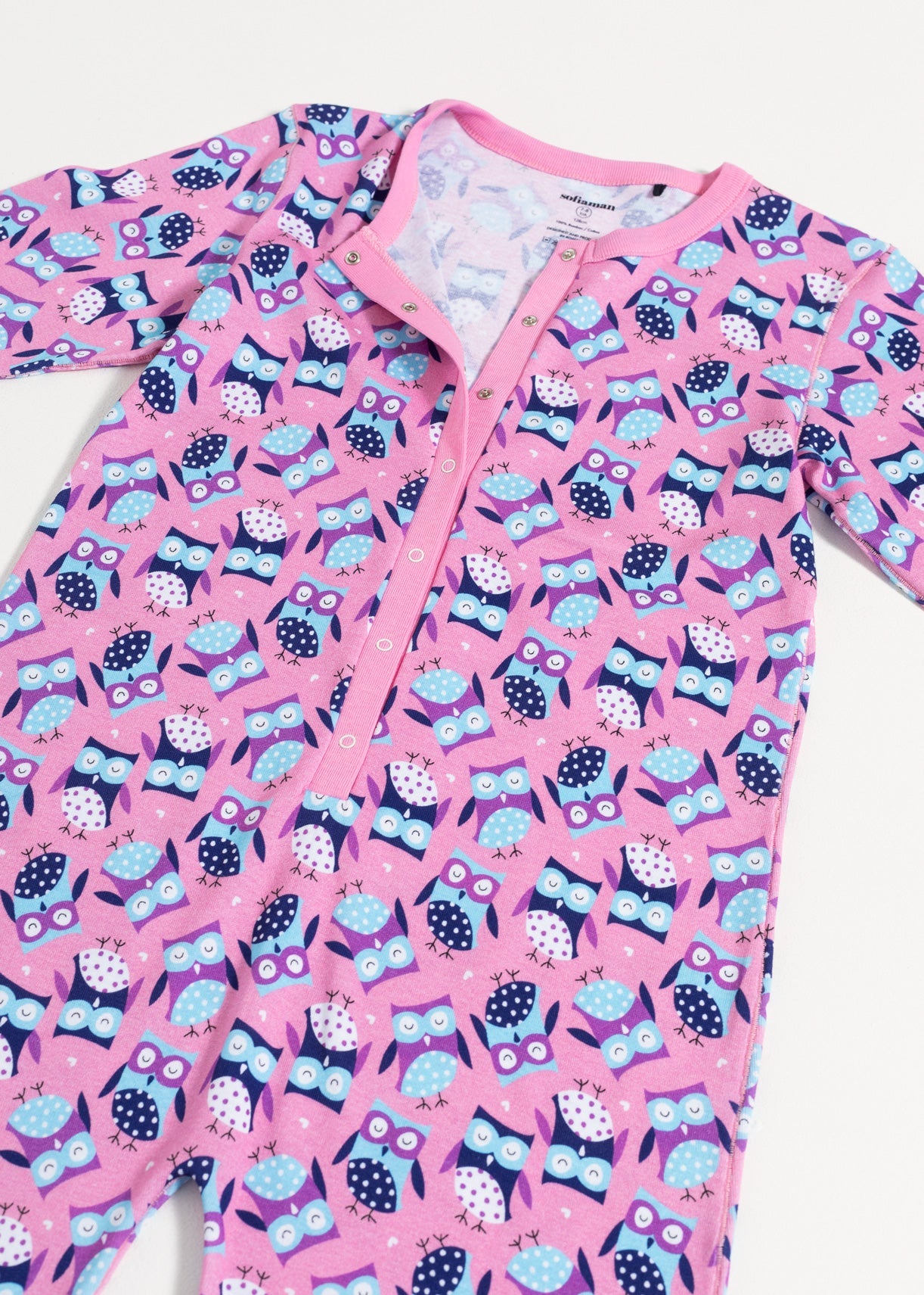 Salopetă Copii Pink Owl Bumbac Sofiaman.ro