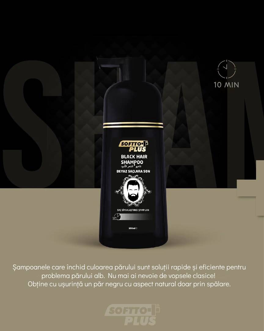 Sampon Black Hair 350 ml CRABLAND