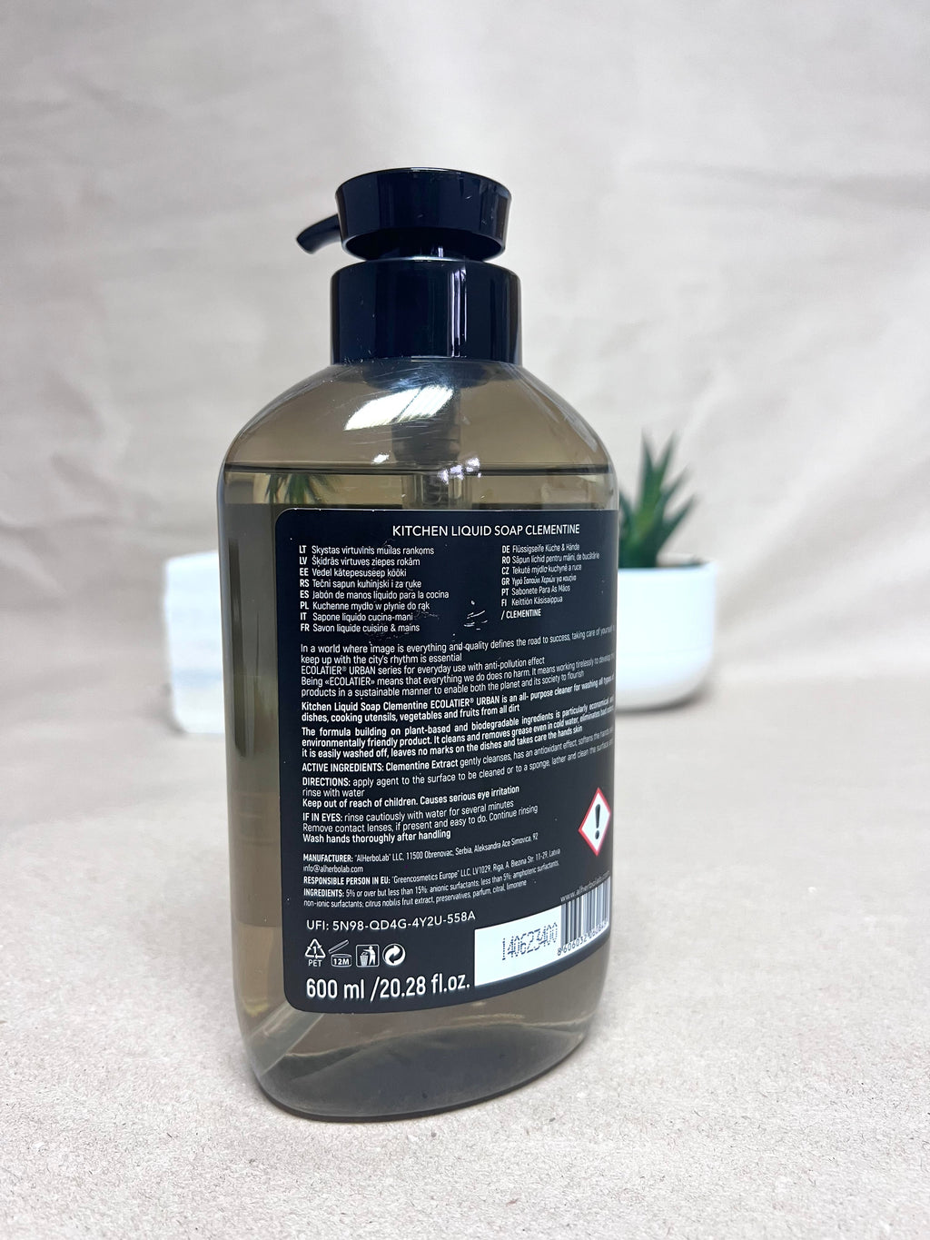 Săpun bucătărie cu extract de clementine Sofiaman.ro