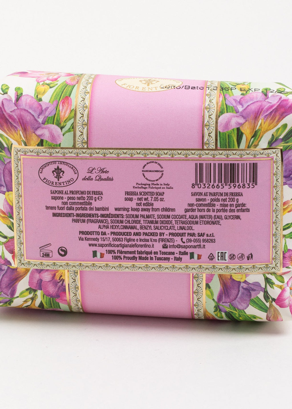 Săpun Natural Fiorentino Frezie Handmade Sofiaman.ro