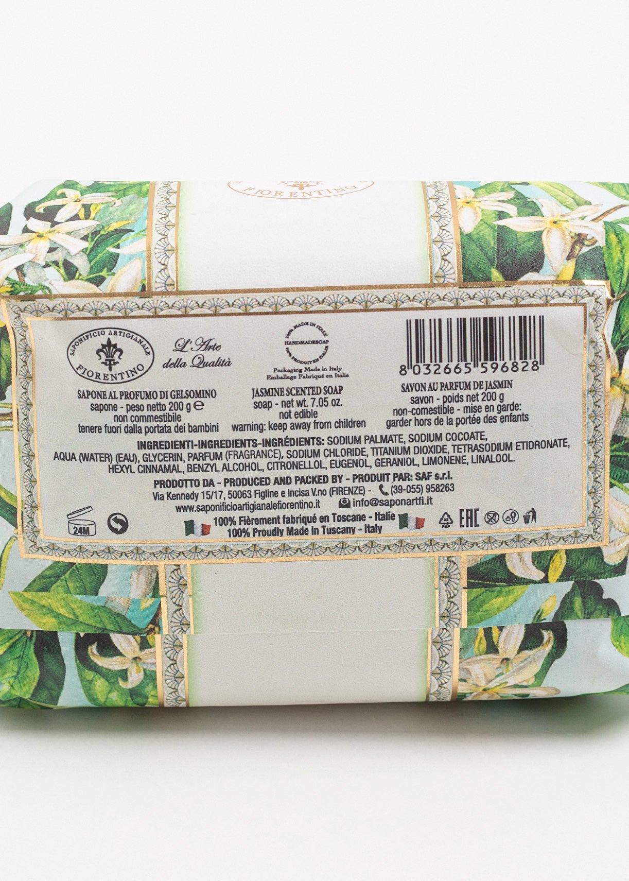 Săpun Natural Fiorentino Iasomie Handmade Sofiaman.ro