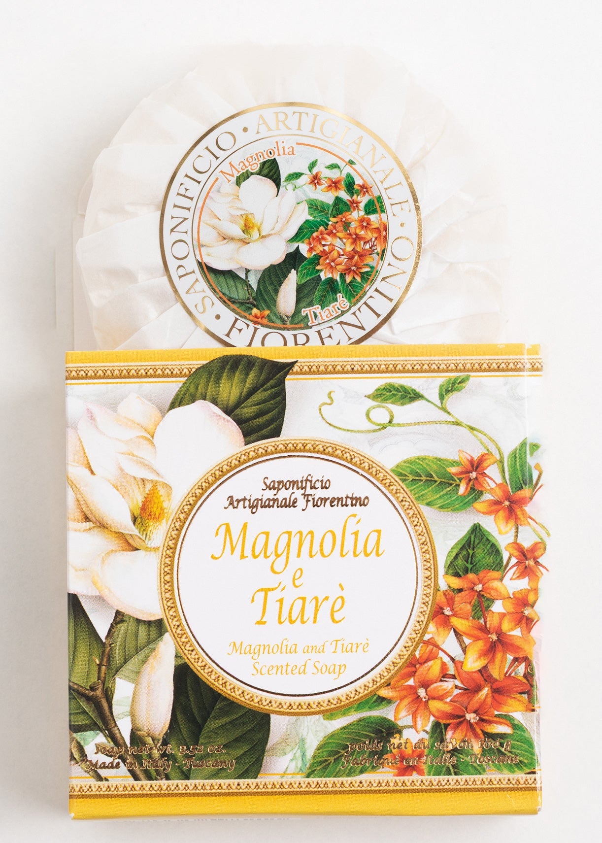 Săpun Natural Fiorentino Magnolie și Flori De Tiare-Handmade Sofiaman.ro