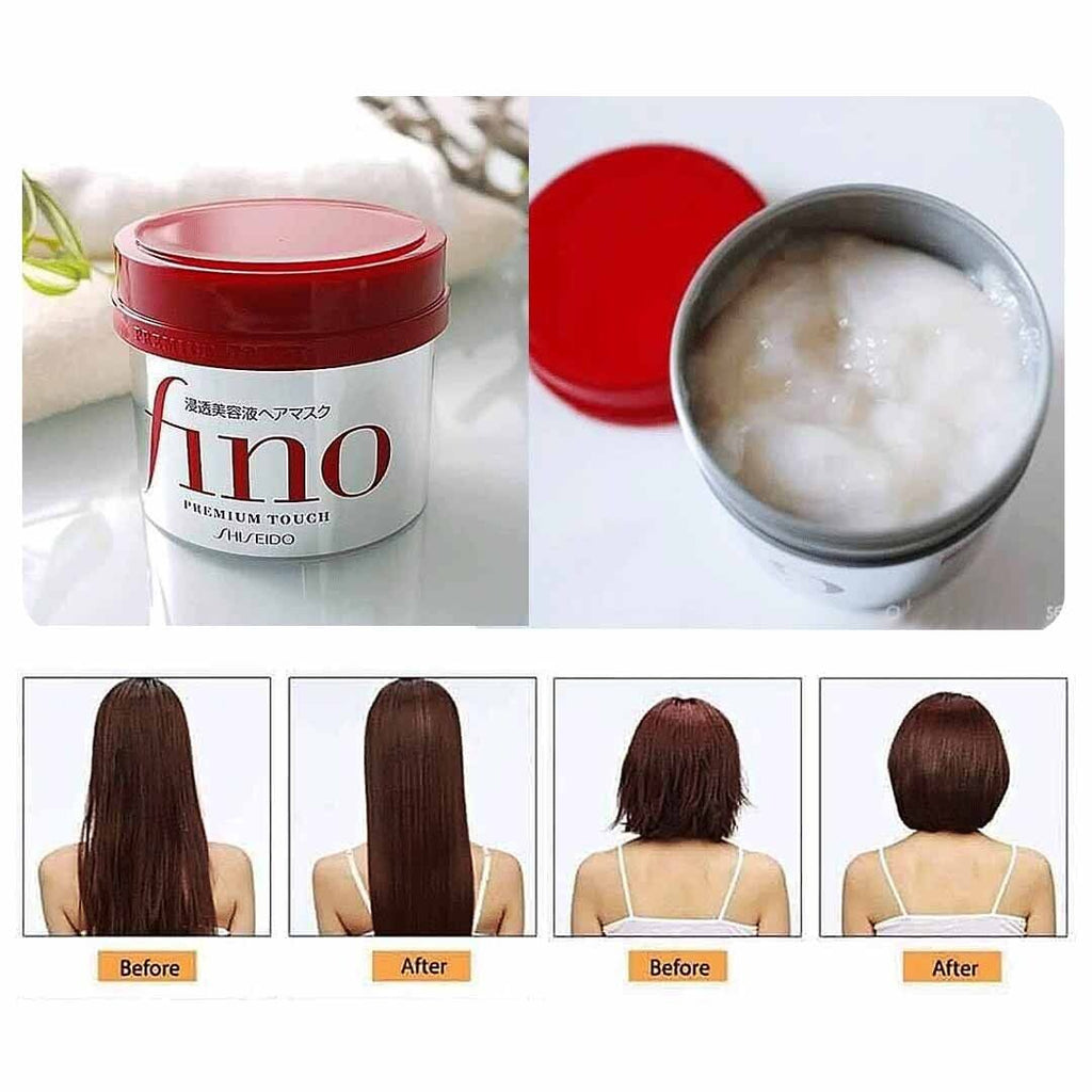 Shiseido Fino Premium Touch Hair Mask – Mască Reparatoare Japoneză, 230 g BeautyKO Romania