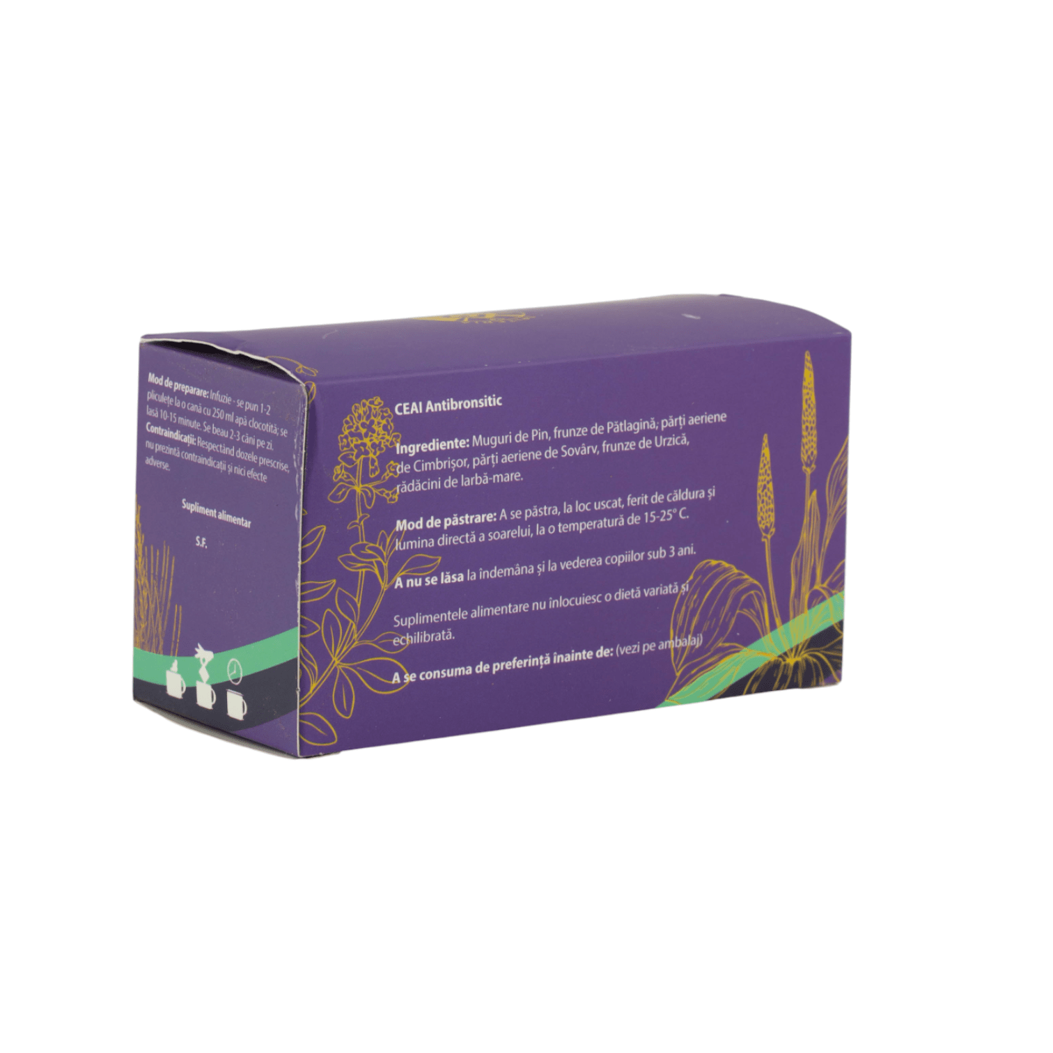 Ceai Antigripal Natural – Remediu Tradițional pentru Răceală și Gripă Spiteria Vraciului