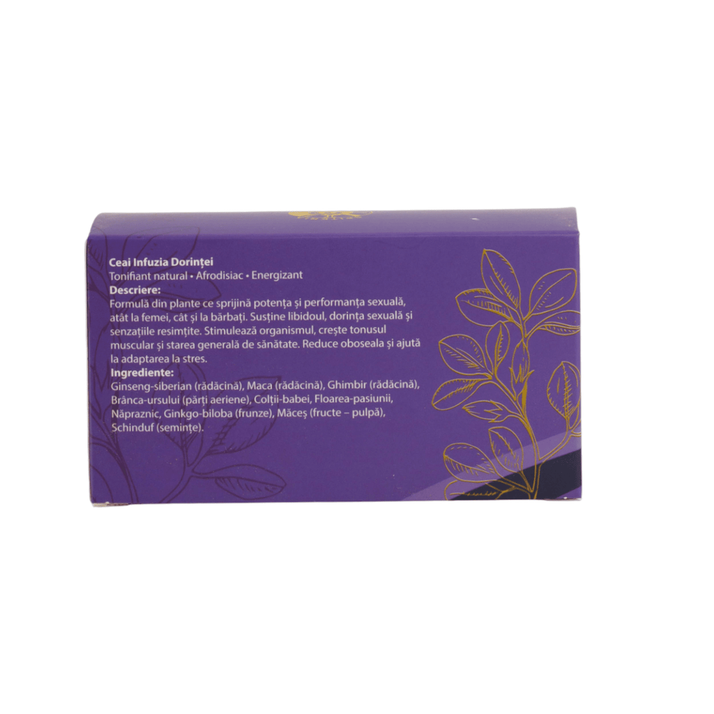 Ceai Natural Fertilitate și Potență – Infuzia Dorinței Spiteria Vraciului