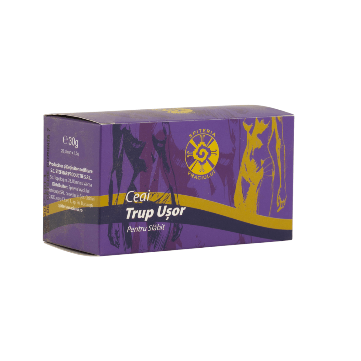 Ceai Natural pentru Slăbit și Detoxifiere – Trup Ușor Spiteria Vraciului