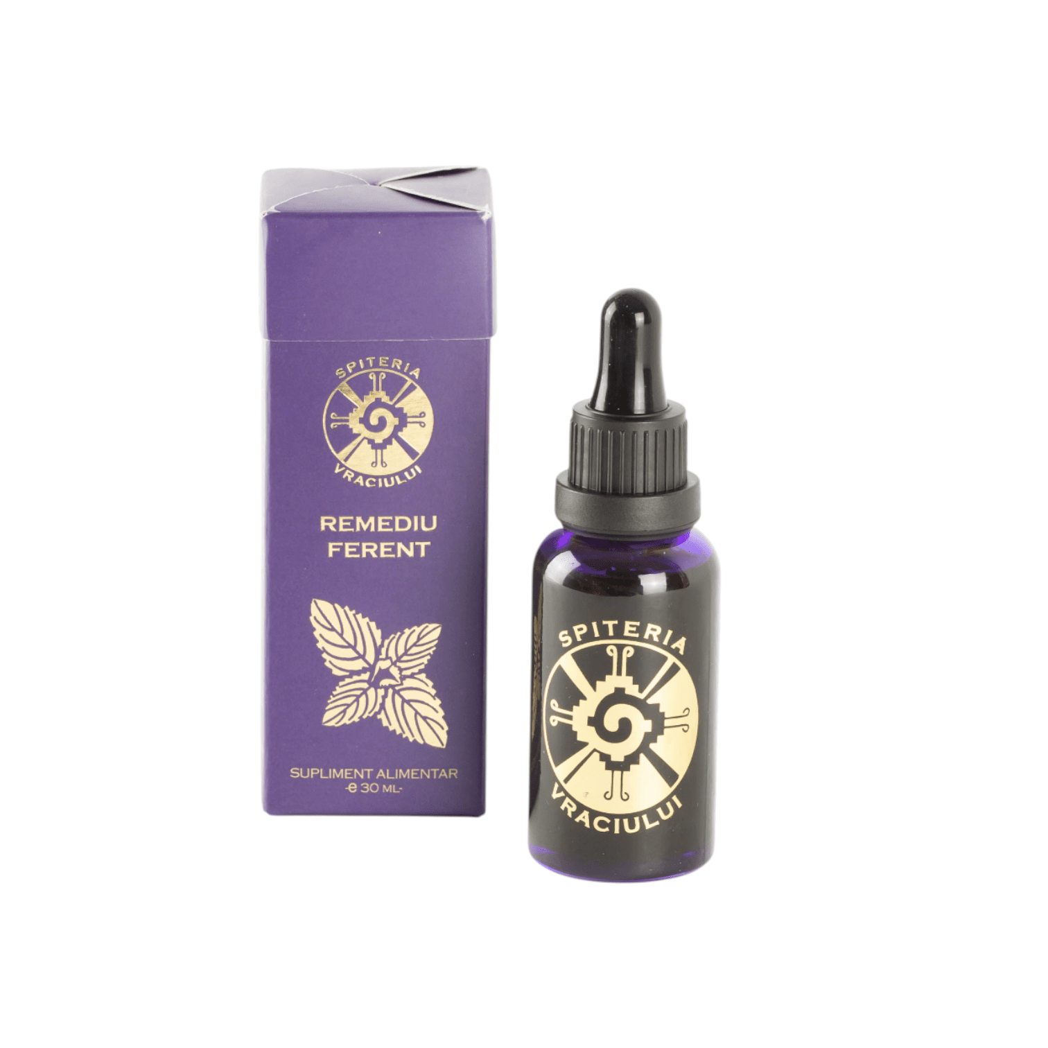 Remediu Natural Digestie și Diaree – Extract de Mentă FERENT | 30ml Spiteria Vraciului
