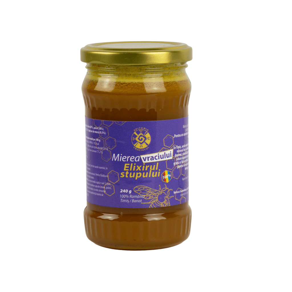 Mierea Vraciului – Elixirul Stupului | Produs Apicol Imunostimulent Natural Spiteria Vraciului
