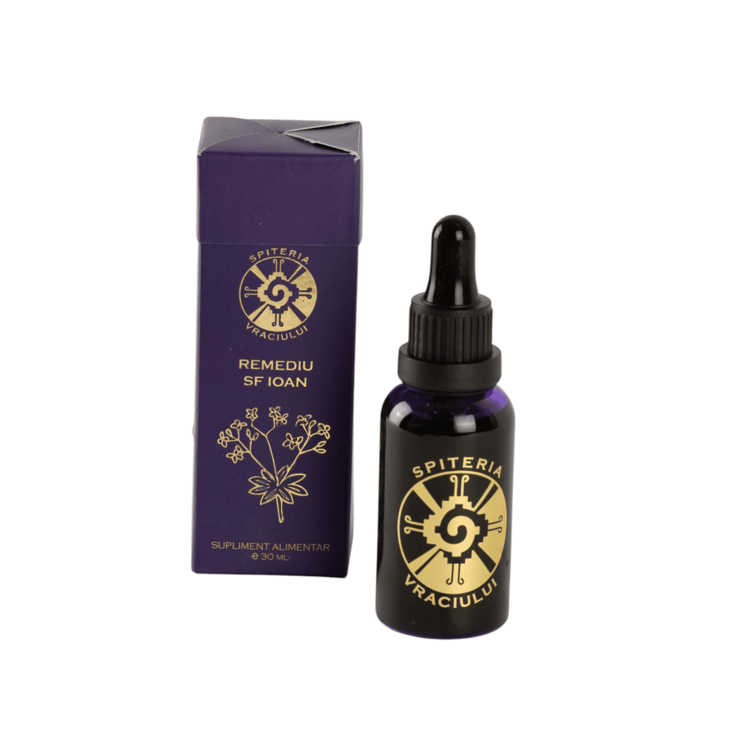 Remediu Natural Ficat și Detoxifiere Hepatică – SF. IOAN | 30ml Spiteria Vraciului
