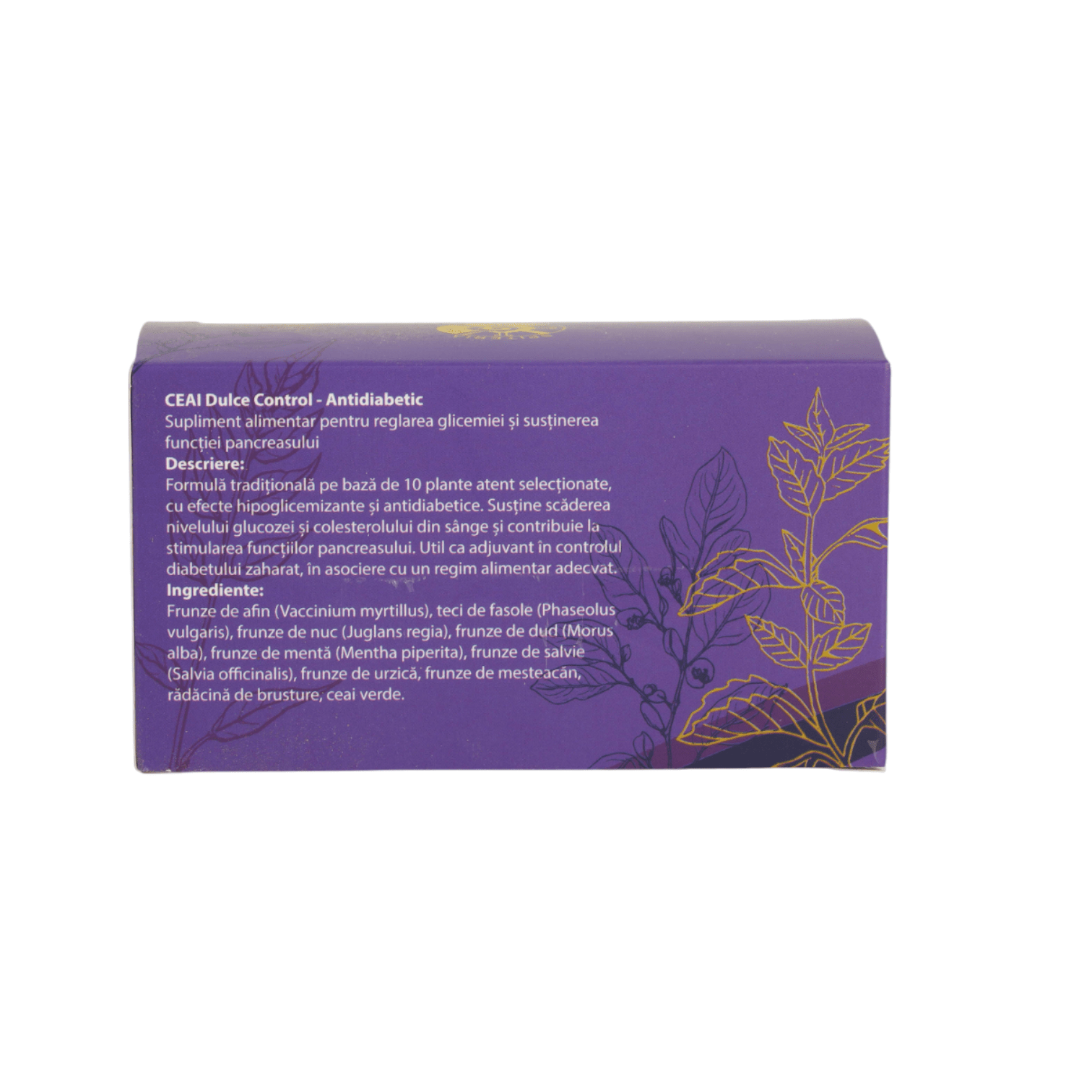 Ceai Natural pentru Glicemie și Diabet – Dulce Control Spiteria Vraciului