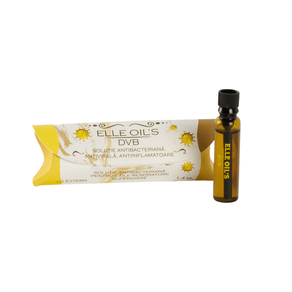 Elle Oil's DVB – Primul Antiviral Natural Românesc | Protecție Respiratorie Spiteria Vraciului
