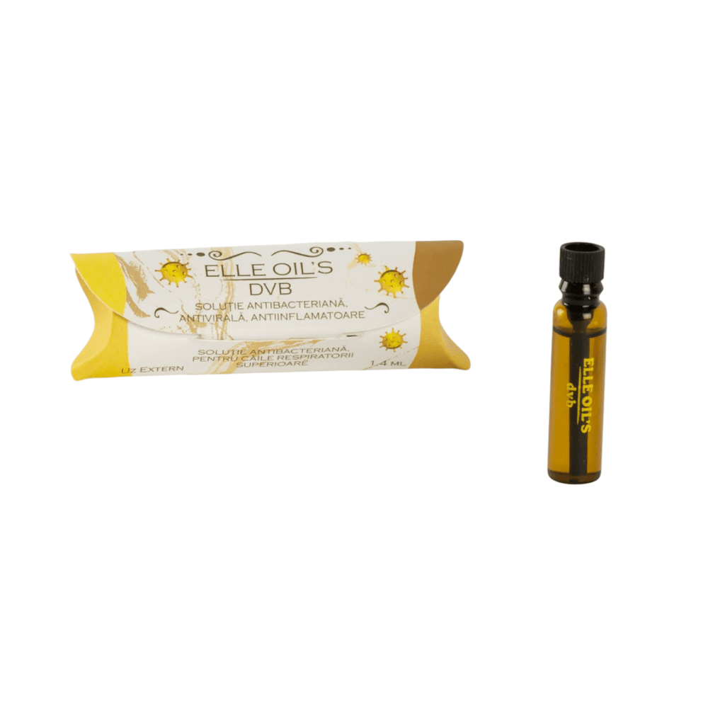 Elle Oil's DVB – Primul Antiviral Natural Românesc | Protecție Respiratorie Spiteria Vraciului