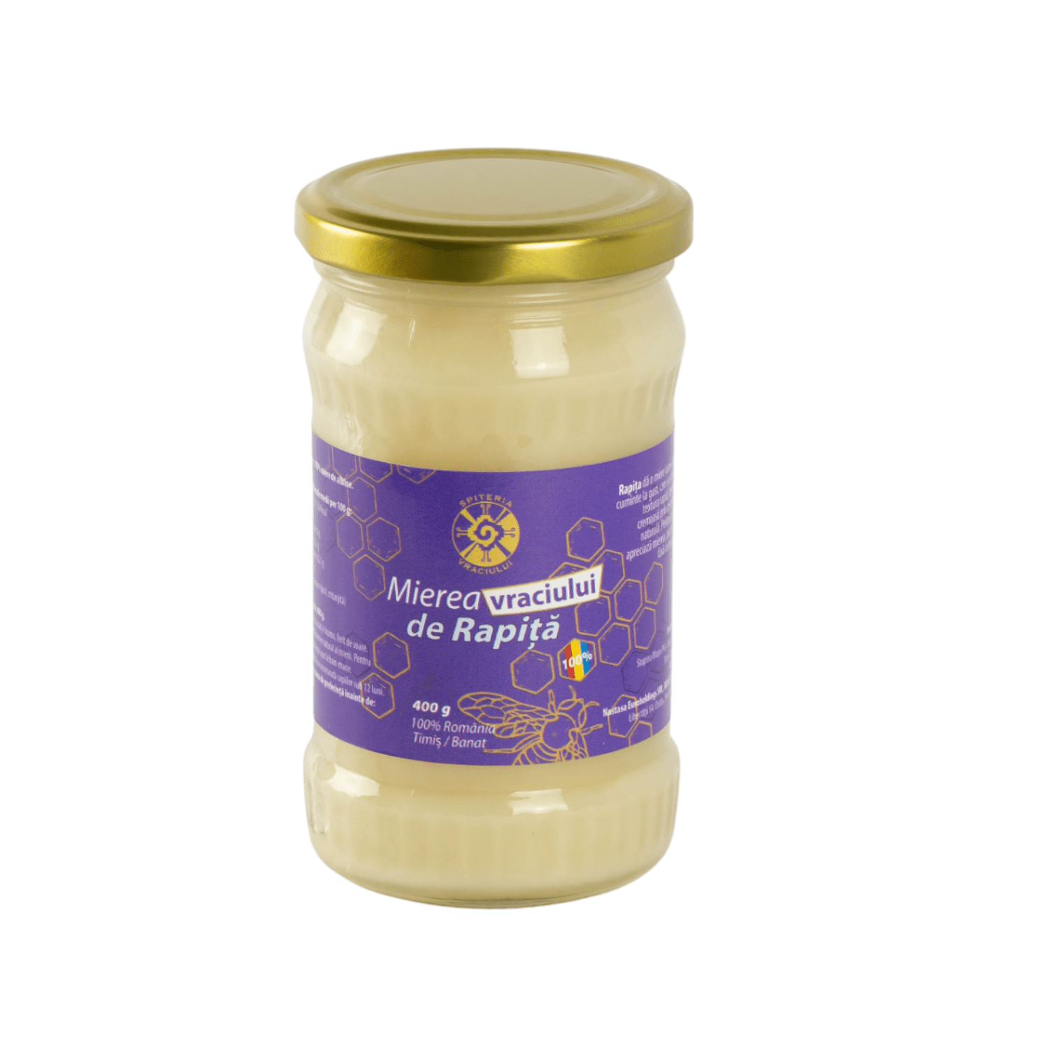 Miere de Rapiță Naturală – Mierea Vraciului | Miere Românească Crudă Spiteria Vraciului