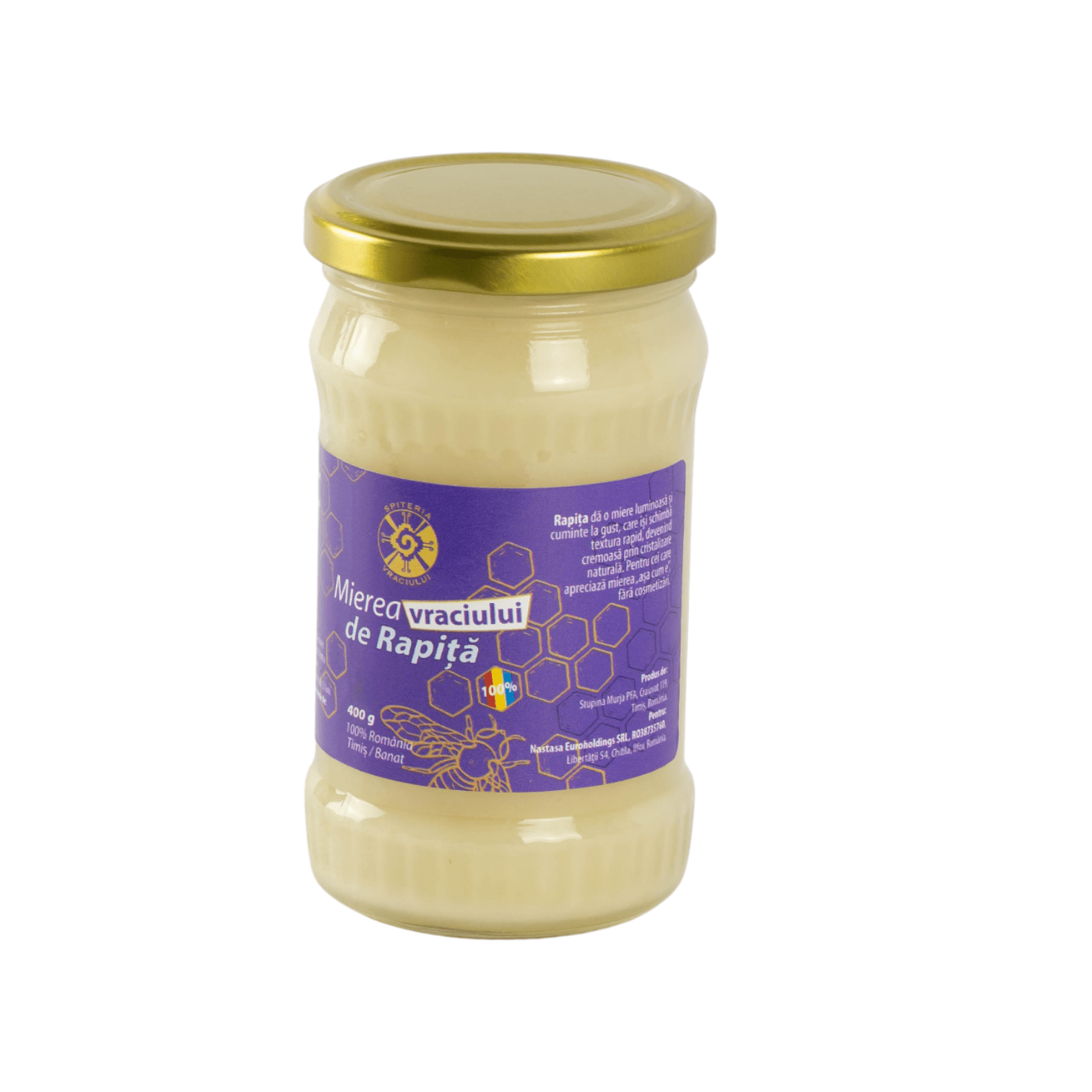 Miere de Rapiță Naturală – Mierea Vraciului | Miere Românească Crudă Spiteria Vraciului