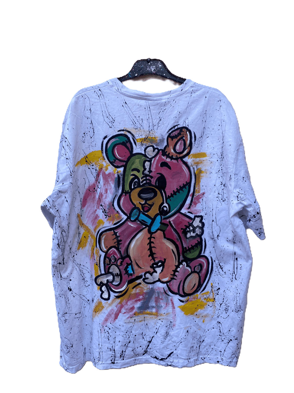 Teddy Bear t shirt Handpainted Allabout_painting