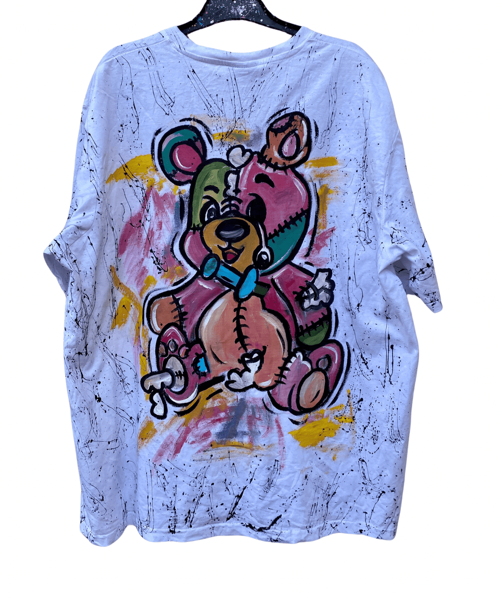 Teddy Bear t shirt Handpainted Allabout_painting
