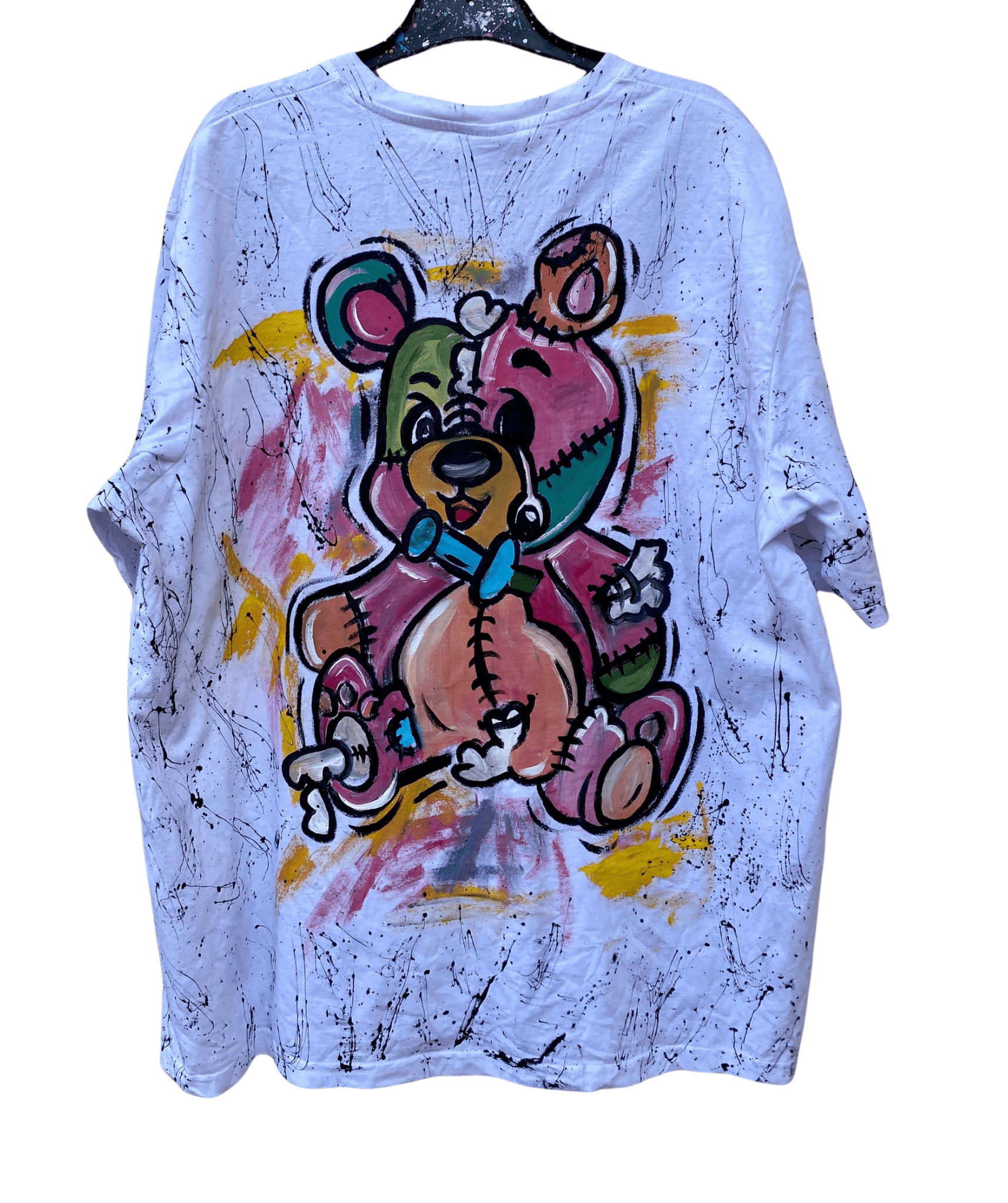 Teddy Bear t shirt Handpainted Allabout_painting