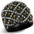 TK2197 IP Black(Ion Plating) Stainless Steel Ring