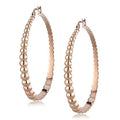 TK3068 - IP Rose Gold(Ion Plating) Stainless Steel Earrings with No - Cart2u.ro
