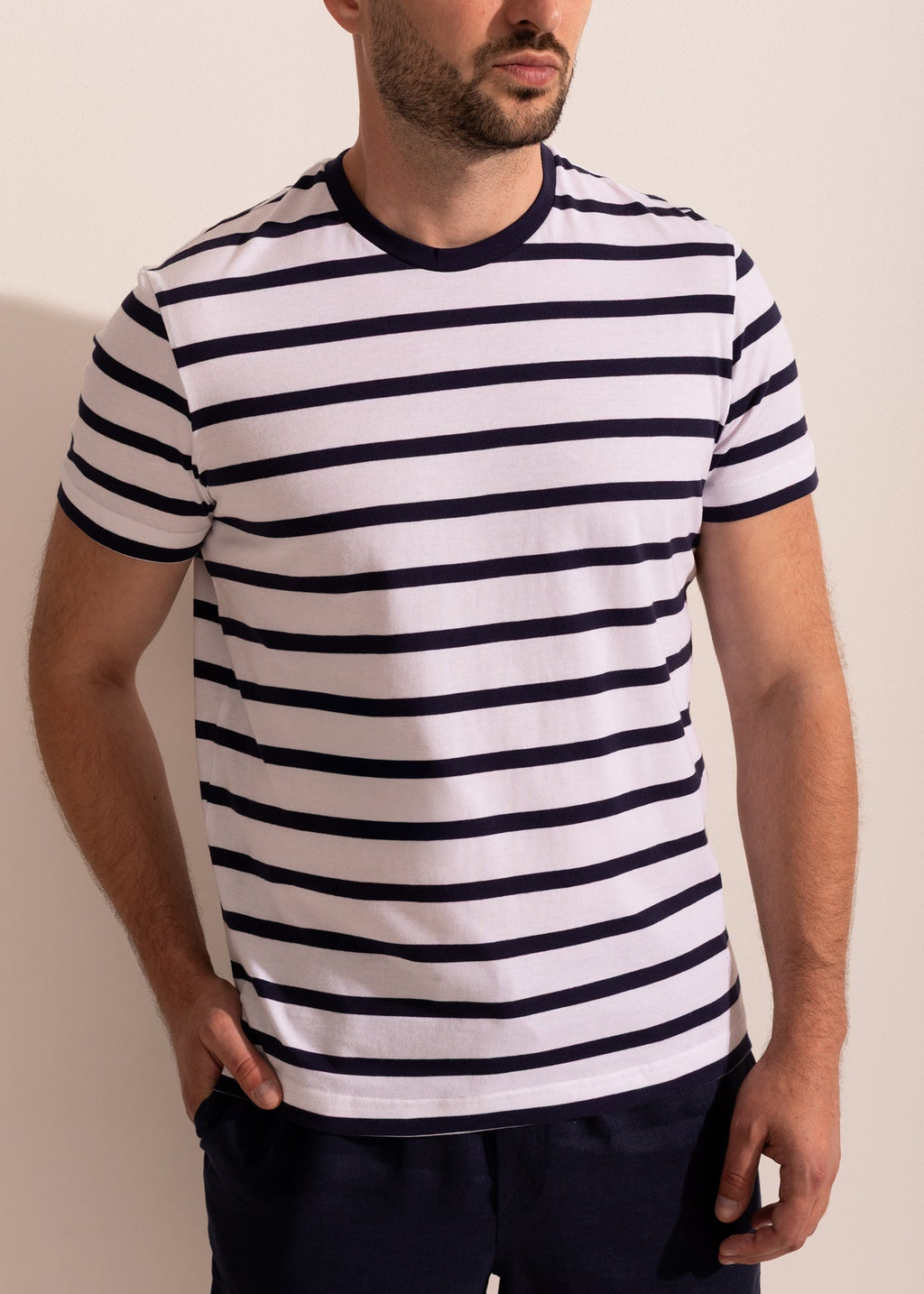 Tricou Bărbați Simple Stripe Sofiaman.ro