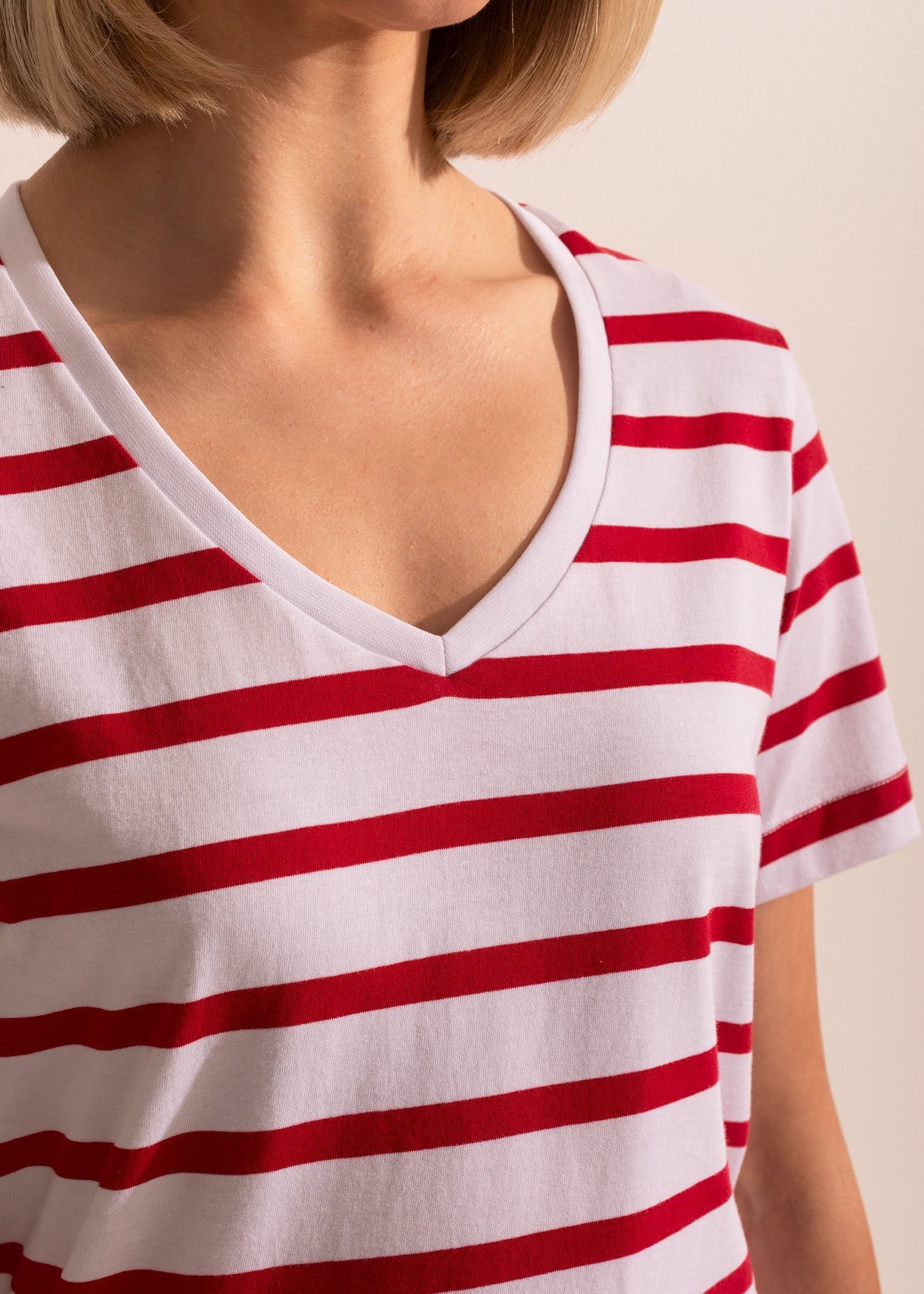 Tricou Damă Simple Stripe Sofiaman.ro